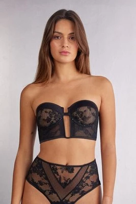 Intimissimi Biustonosz Gorsetowy Opaska Couture de Nuit Kobieta Czarny Rozmiar