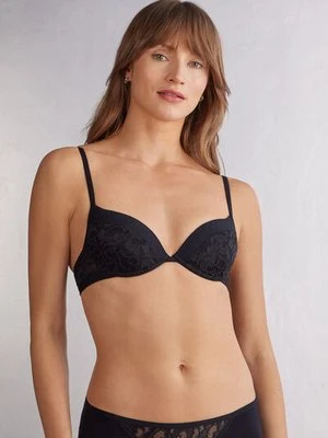 Intimissimi Biustonosz Push-Up Bellissima Delicate Pieces Kobieta Czarny Rozmiar