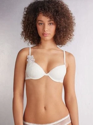 Intimissimi Biustonosz Push-up Bellissima Glisten in the Light Kobieta Kremowy Rozmiar