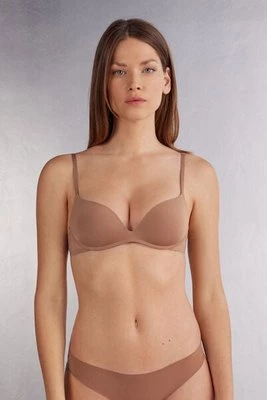 Intimissimi Biustonosz Push-up Gioia z Mikrofibry Ultralight Kobieta Naturalny Rozmiar