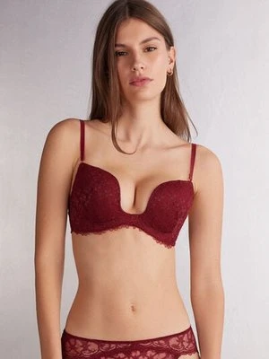 Intimissimi Biustonosz Push-up Monica She is a Classic Kobieta Czerwony Rozmiar