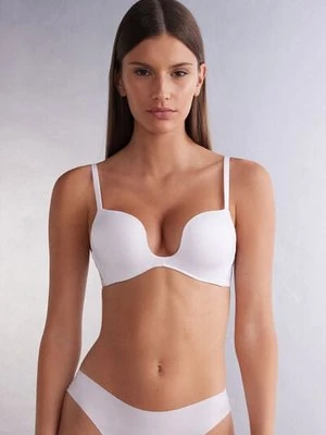 Intimissimi Biustonosz Push-up Monica z Mikrofibry Ultralight Kobieta Biały Rozmiar