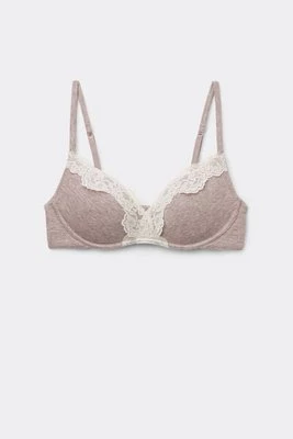 Intimissimi Biustonosz Super Push-up Gioia Effortless Beauty Kobieta Brązowy Rozmiar