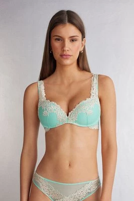 Intimissimi Biustonosz Super Push-Up Gioia Pretty Flowers Kobieta Biały Rozmiar