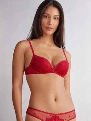 Intimissimi Biustonosz Super Push-up Gioia Winter of Love Kobieta Czerwony Rozmiar