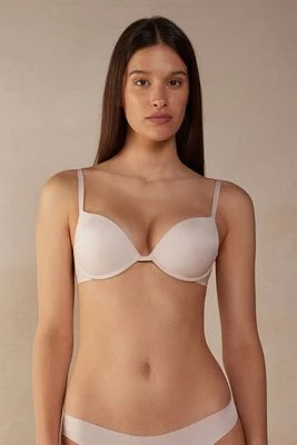 Intimissimi Biustonosz Super Push-Up Simona z Mikrofibry Ultralight Kobieta Naturalny Rozmiar