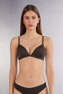 Intimissimi Biustonosz Trójkąt Tiziana z Mikrofibry Ultralight Kobieta Brązowy Rozmiar