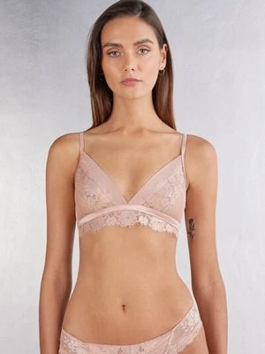 Intimissimi Biustonosz Trójkątny Emma Satin Meets Lace Kobieta Jasnoróżowy Rozmiar