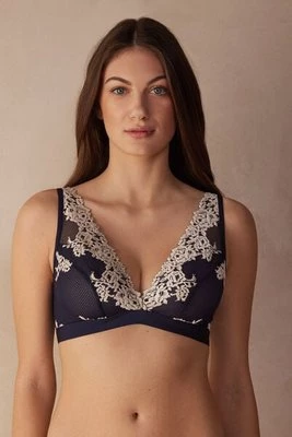 Intimissimi Biustonosz Trójkątny Lara Pretty Flowers Kobieta Niebieski Rozmiar