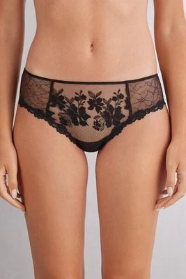 Intimissimi Brazyliany Culotte In Full Bloom Kobieta Czarny Rozmiar