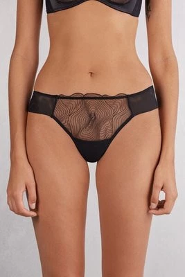 Intimissimi Brazyliany Hypnotic Details Kobieta Czarny Rozmiar