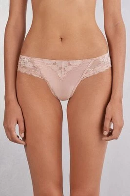 Intimissimi Brazyliany Satin Meets Lace Kobieta Jasnoróżowy Rozmiar