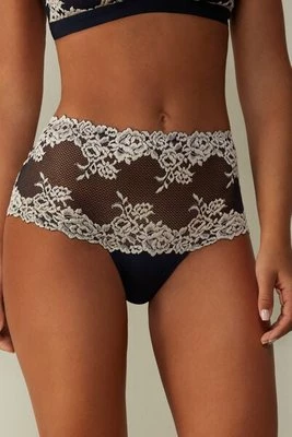 Intimissimi Figi Brazylijskie Culotte Pretty Flowers Kobieta Niebieski Rozmiar