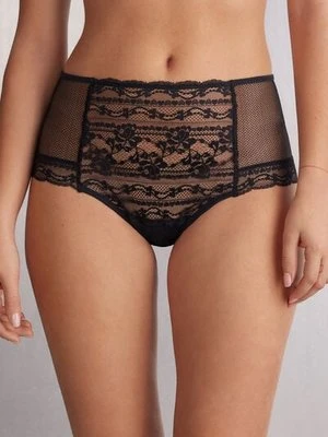 Intimissimi Figi Brazylijskie Culotte z Wysokim Stanem Sleepless Nights Kobieta Czarny Rozmiar