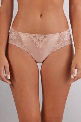 Intimissimi Figi Satin Meets Lace Kobieta Jasnoróżowy Rozmiar