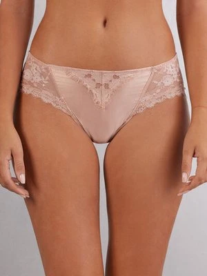 Intimissimi Figi Satin Meets Lace Kobieta Jasnoróżowy Rozmiar