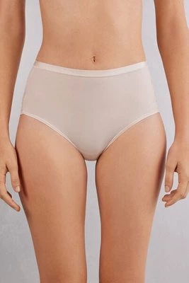 Intimissimi Figi z Wysokim Stanem z Mikrofibry Ultralight i Koronki Kobieta Naturalny Rozmiar