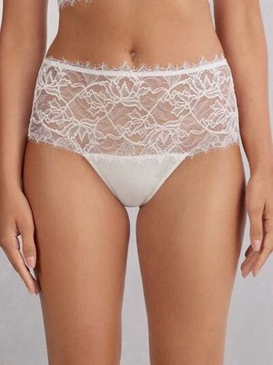 Intimissimi Koronkowe Brazyliany Typu Culotte Her Beauty Kobieta Kremowy Rozmiar