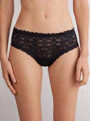 Intimissimi Koronkowe Figi Brazylijskie Culotte Kobieta Czarny Rozmiar