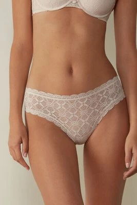 Intimissimi Koronkowe Figi Brazylijskie Culotte Kobieta Naturalny Rozmiar