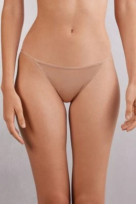 Intimissimi Stringi z Paseczkami z Mikrofibry Ultralight Kobieta Naturalny Rozmiar