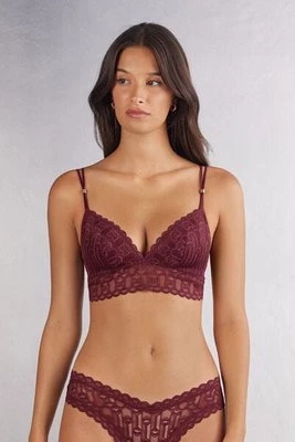 Intimissimi Trójkątny Biustonosz Tiziana Elegant Silhouette Kobieta Burgundia Rozmiar