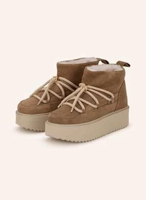 Inuikii Botki Na Platformie beige