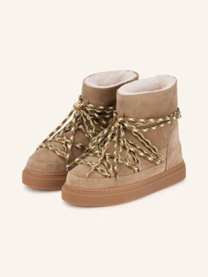 Inuikii Botki Sznurowane beige