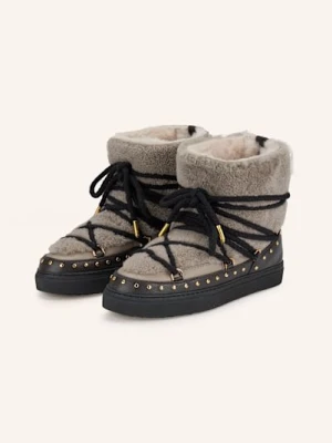 Inuikii Botki Sznurowane Curly Rock Z Ćwiekami grau