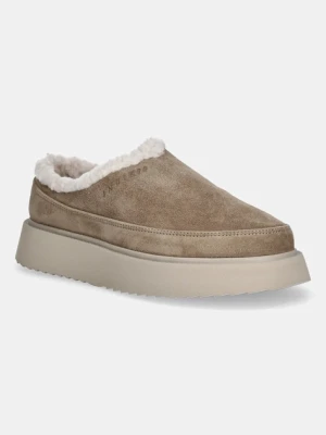 Inuikii kapcie zamszowe Classic Micro kolor beżowy 1014.026.0021.250