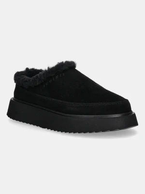 Inuikii kapcie zamszowe Classic Micro kolor czarny 1014.026.0021.000