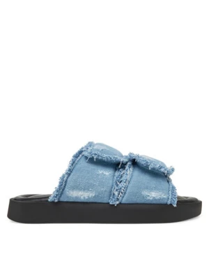 Inuikii Klapki Classic Jeans Velcro 70104-143 506 Niebieski