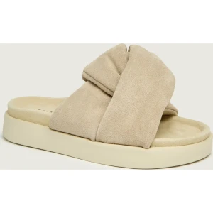 INUIKII Klapki SOFT CROSSED | zamsz