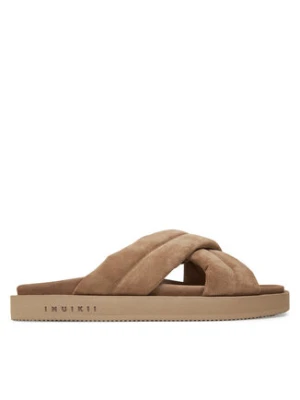 Inuikii Klapki Suede Crossed 50102-500 Beżowy