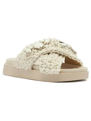 INUIKII Klapki | z dodatkiem skóry