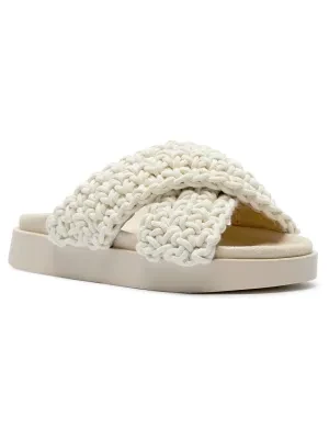 INUIKII Klapki | z dodatkiem skóry