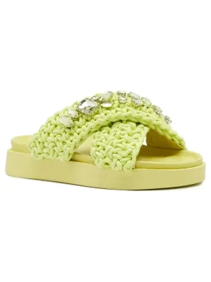 INUIKII Klapki | z dodatkiem skóry