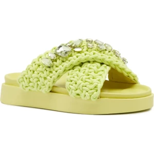 INUIKII Klapki | z dodatkiem skóry