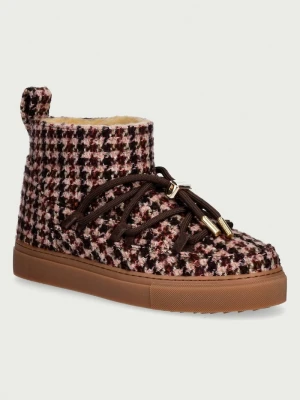 Inuikii Plaid Low śniegowce damskie brązowy