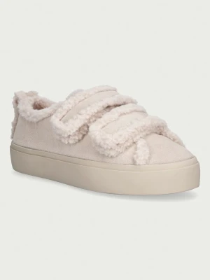 Inuikii Shearling Low Velcro Pastelle sneakersy damskie zamszowe