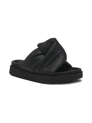 INUIKII Skórzane klapki Soft Crossed