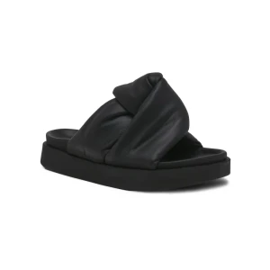 INUIKII Skórzane klapki Soft Crossed