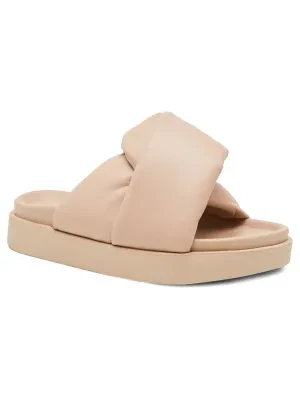 INUIKII Skórzane klapki Soft Crossed