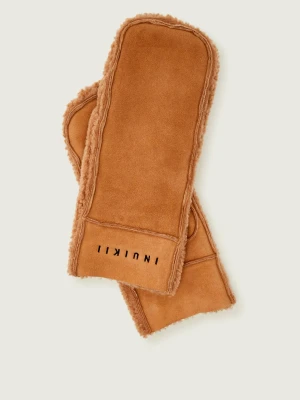 INUIKII Skórzane rękawiczki | shearling