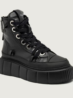 INUIKII Skórzane sneakersy MATILDA czarny