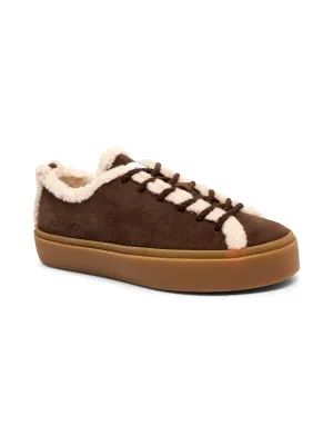 INUIKII Skórzane sneakersy | shearling