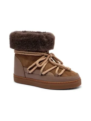 INUIKII Skórzane śniegowce CLASSIC HIGH | shearling