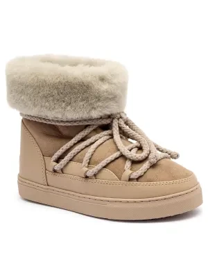 INUIKII Skórzane śniegowce CLASSIC HIGH | shearling