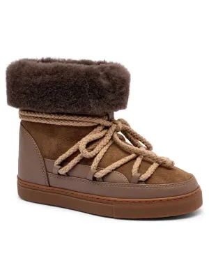 INUIKII Skórzane śniegowce CLASSIC HIGH | shearling