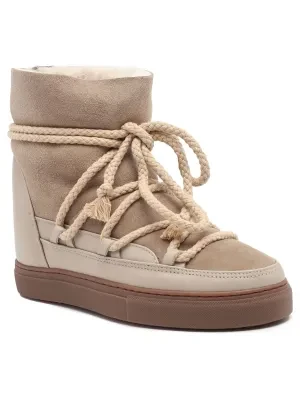 INUIKII Śniegowce CLASSIC WEDGE | zamsz